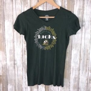 NCAA Kids Oregon Ducks Green Tee Girls Large